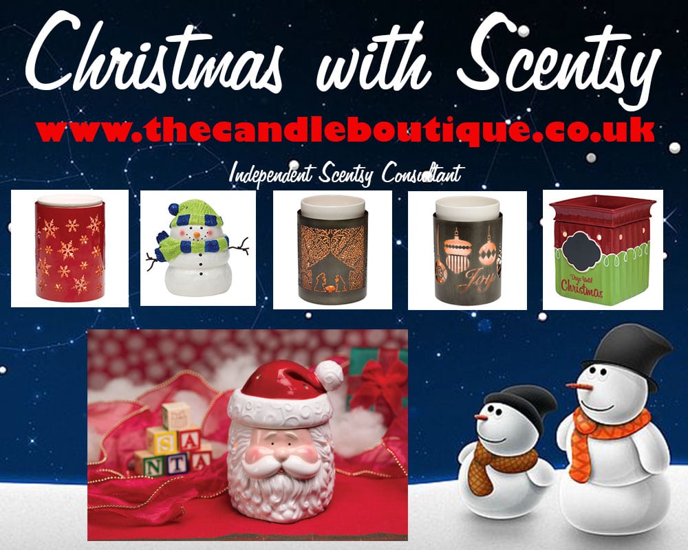 scentsy christmas electric scented wax warmers and scented wax