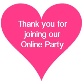 thank you online party