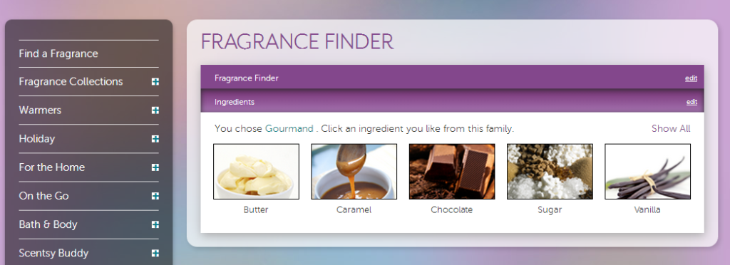 Scentsy Fragrance Finder