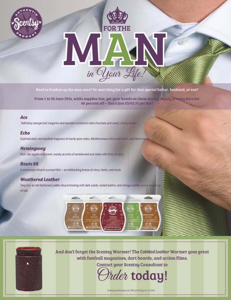 Scentsy For Men Father's Day 2014