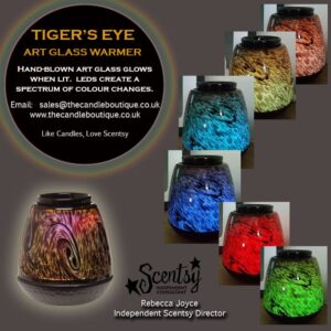 Scentsy colour changing Tiger's Eye Warmer