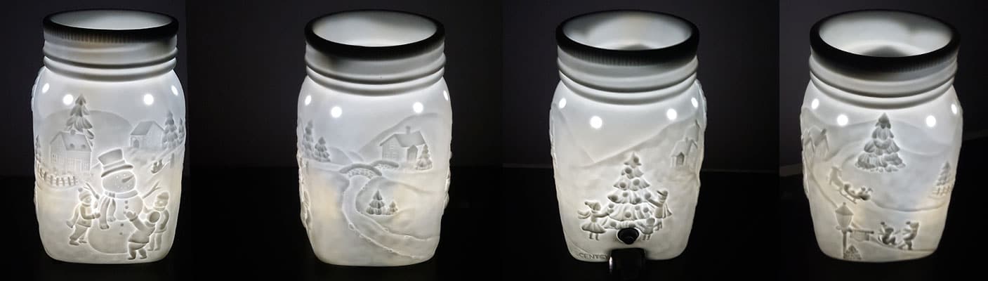 Scentsy Let It Snow Mason Jar Warmer