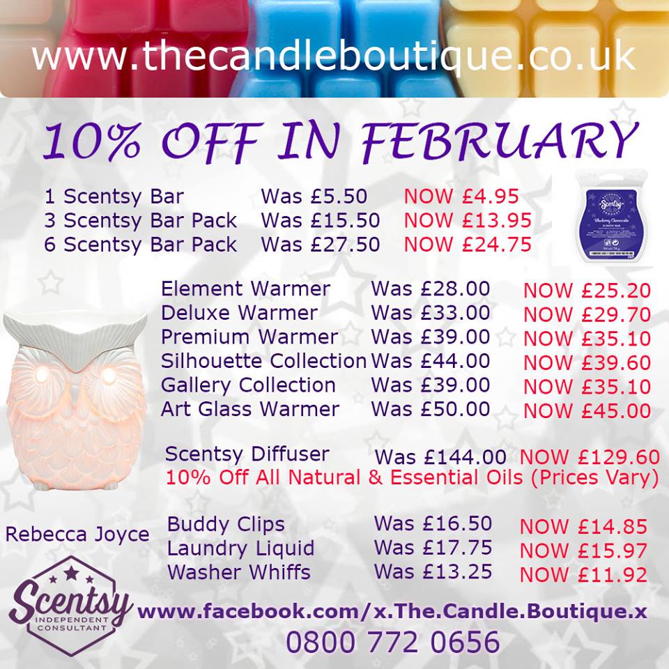 Scentsy 10% Sale