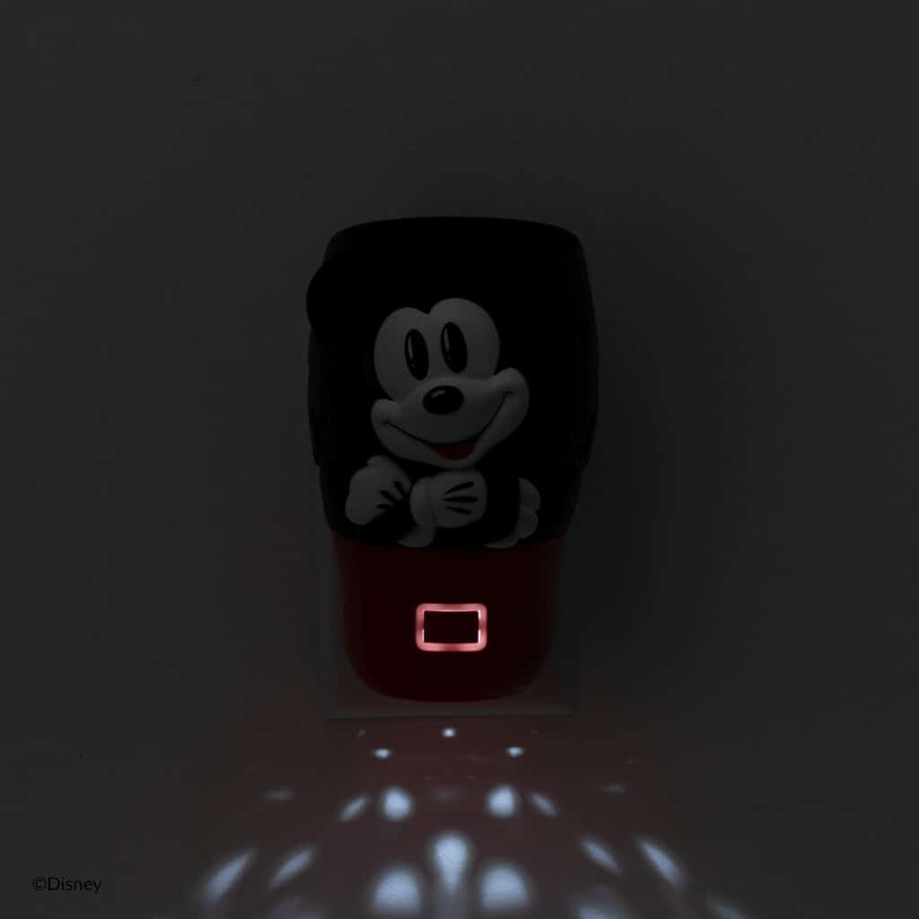 Disney Mickey Mouse Scentsy Wall Fan Diffuser With Light The Candle