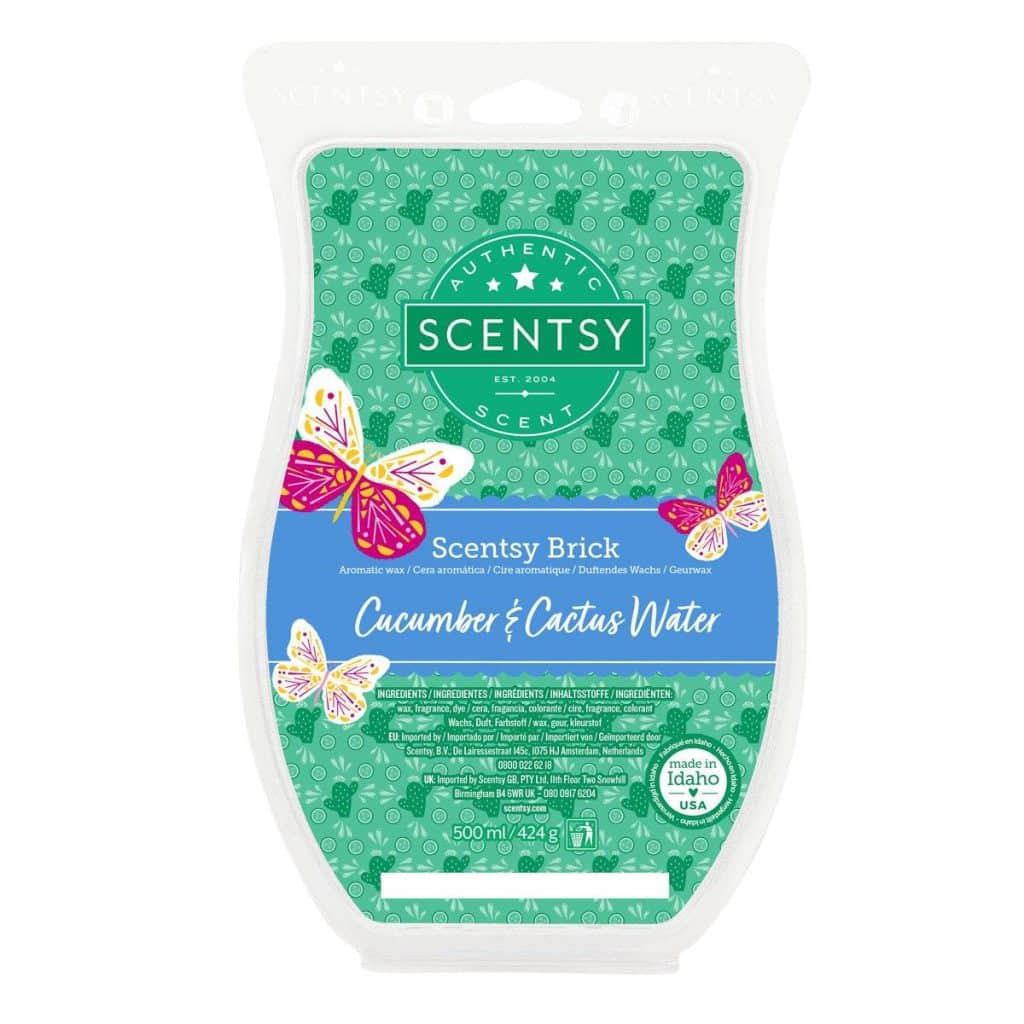 Cucumber Cactus Water Scentsy Brick The Candle Boutique Scentsy