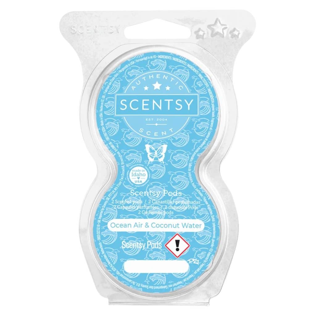 Ocean Air Coconut Water Scentsy Pod Twin Pack The Candle Boutique