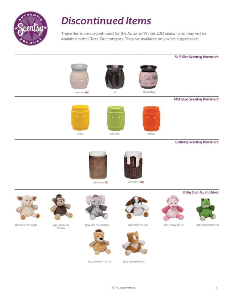 Scentsy UK Discontinued Product List The Candle Boutique Scentsy UK