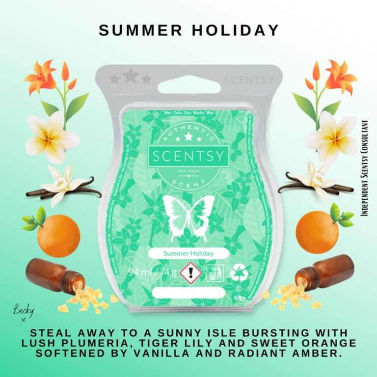 Summer Holiday Scentsy Bar - The Candle Boutique - Scentsy UK Consultant