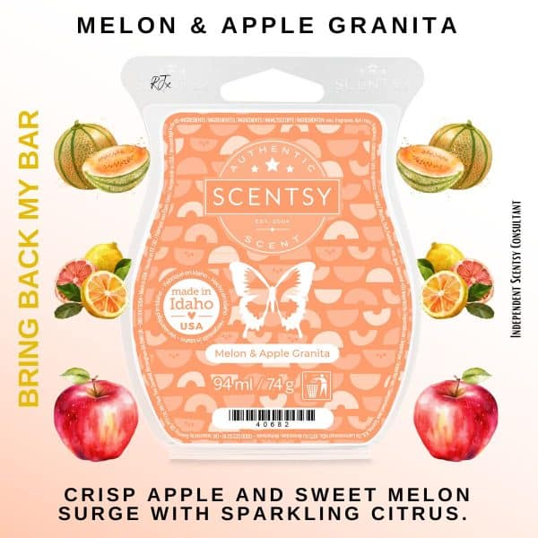 Melon & Apple Granita Scentsy Bar