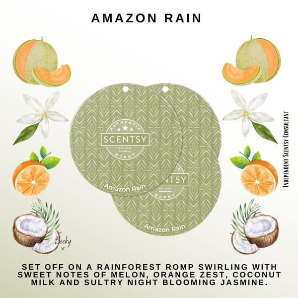 Amazon Rain Scentsy Scent Circle