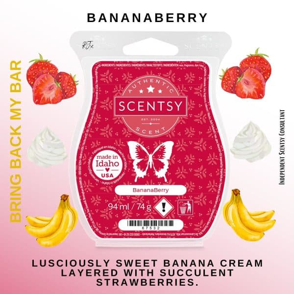 Bananaberry Scentsy Bar