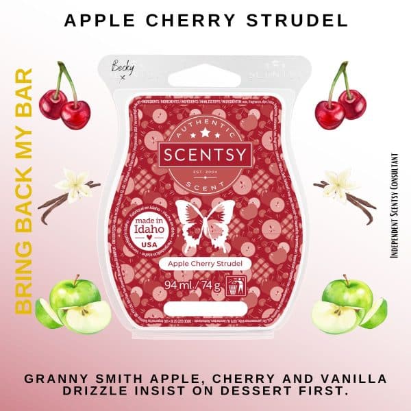 Apple Cherry Strudel Scentsy Bar