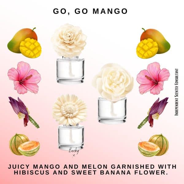 Go Go Mango Scentsy Fragrance Flower