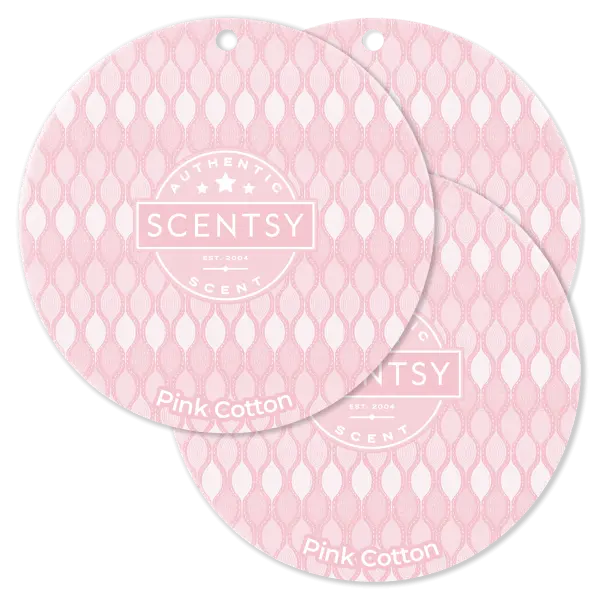 Pink Cotton Scent Circle 3-pack