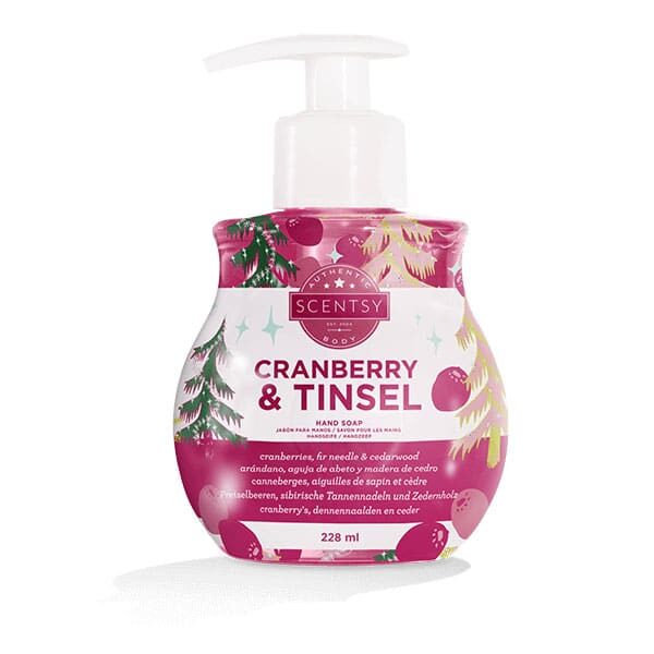 Cranberry & Tinsel Hand Soap