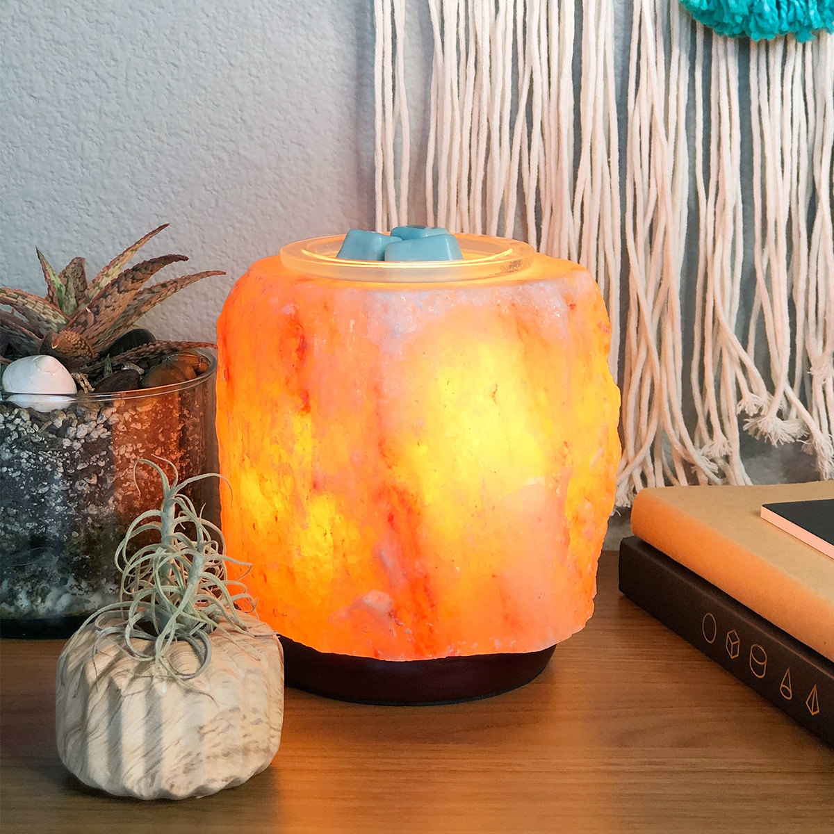 Himalayan salt lamp wax shop warmer