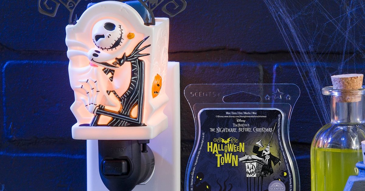 Scentsy The Nightmare outlet Before Christmas Jack Skellington Pumpkin King Warmer