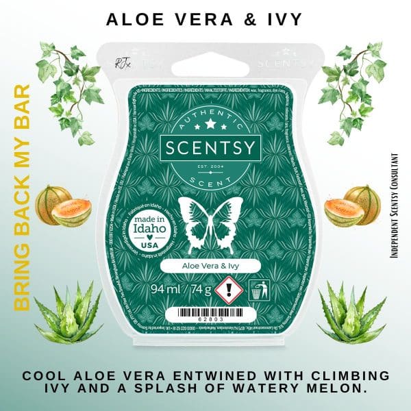 Aloe Vera & Ivy Scentsy Bar