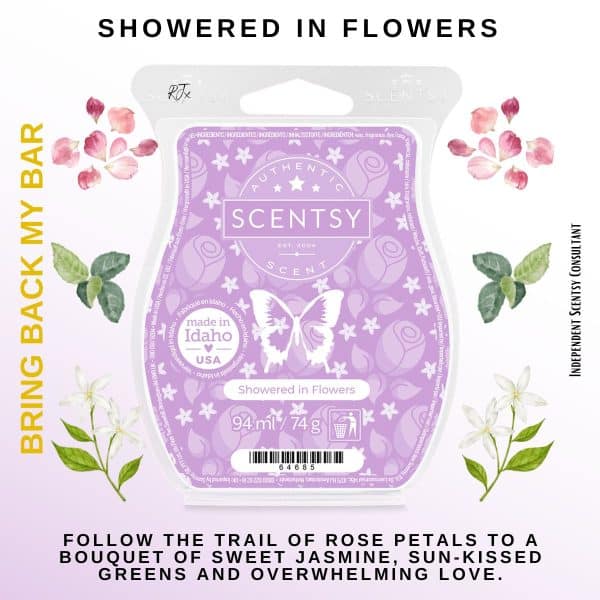 Showered in Flowers Scentsy Bar