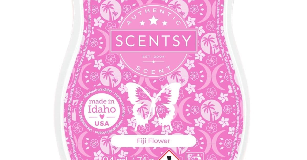 Fiji Flower Scentsy Bar - The Candle Boutique - Scentsy UK Consultant