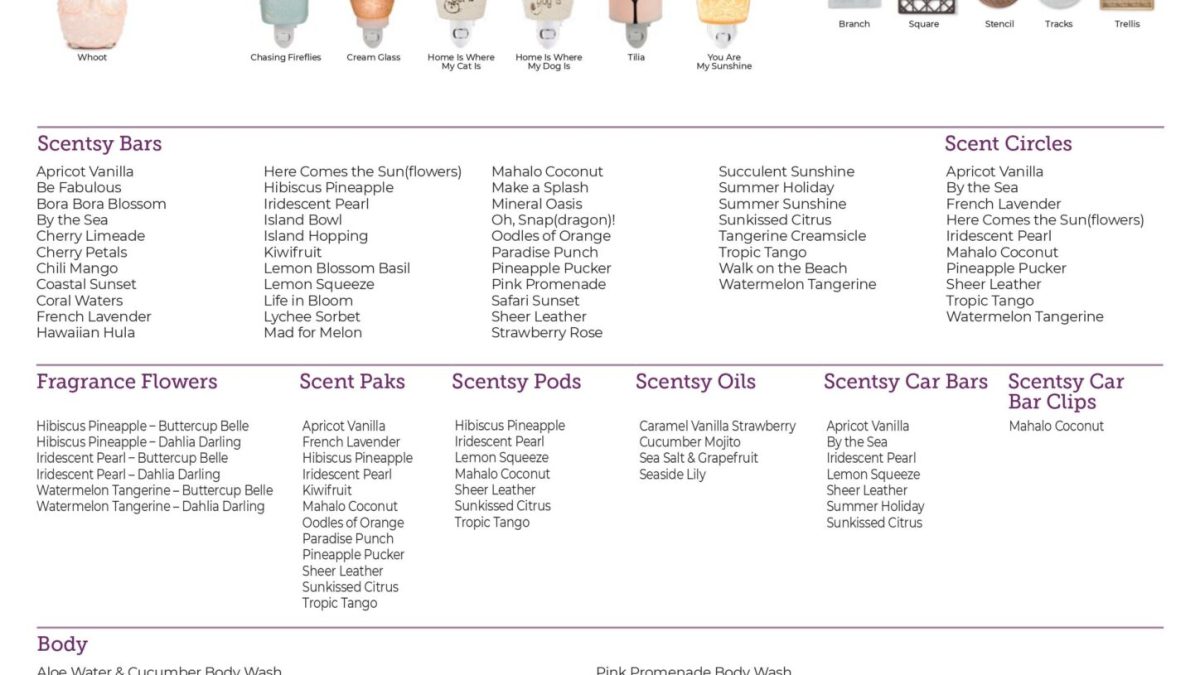 scentsy fall winter 2021 discontinued list