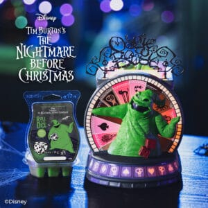 Limited Edition Nightmare Before Christmas Scentsy Warmer & Wax