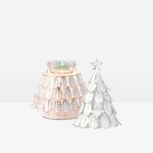 All Aglow Scentsy Medium White Christmas Tree Scentsy Warmer