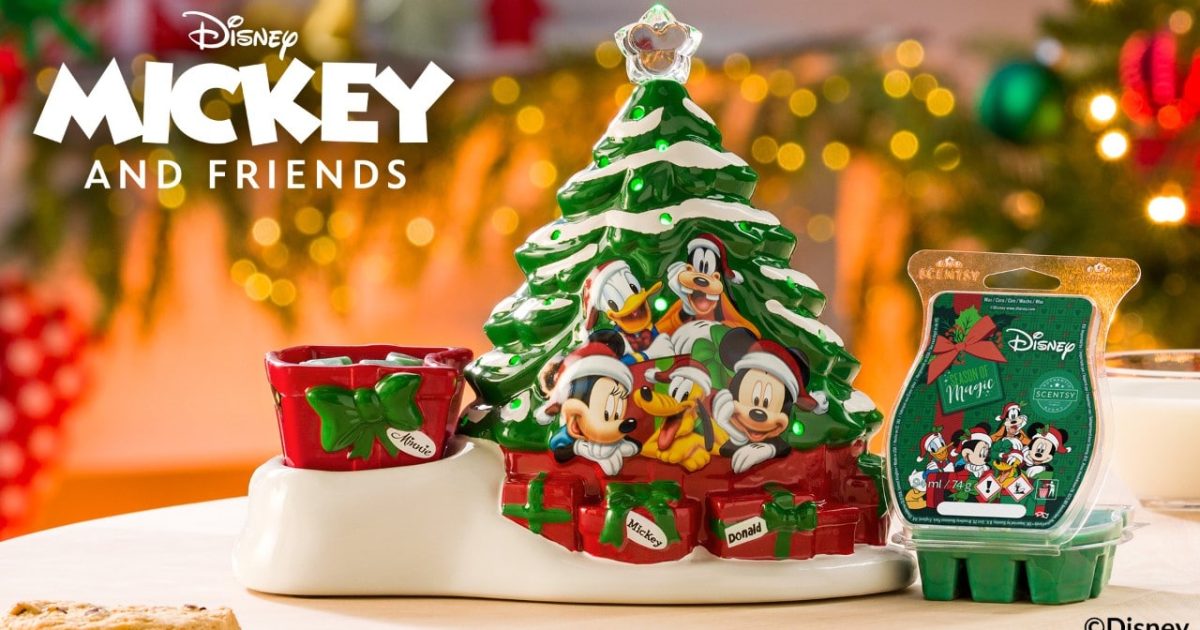New! Christmas with Disney Scentsy Tree Warmer & Season of Magic