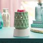 Mod Green Scentsy Mini Warmer with Tabletop Base