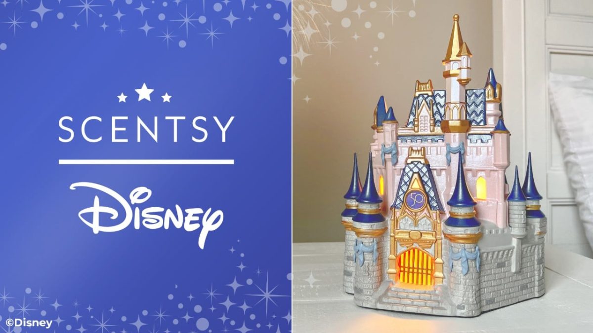 Scentsy 50th Anniversary Disney Cinderella Castle and EARidescent factory – Scentsy Bric