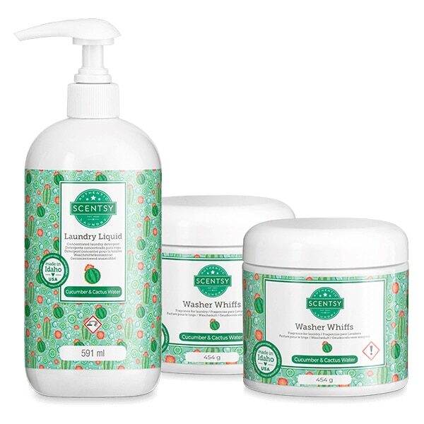 Cucumber & Cactus Water Scentsy Laundry Bundle