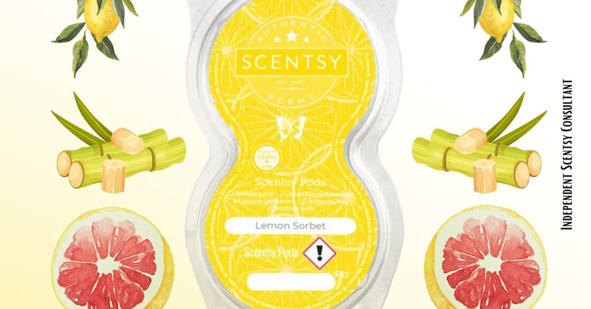 Lemon Sorbet Scentsy Pod Twin Pack - The Candle Boutique - Scentsy UK ...