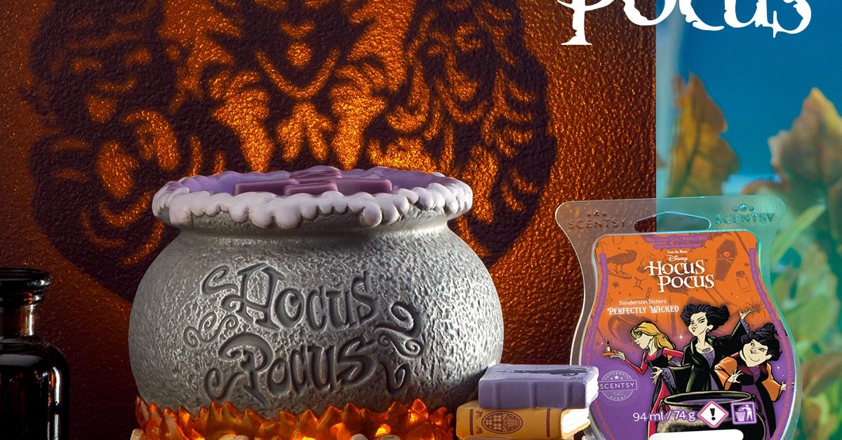 NEW Hocus Pocus Scentsy 2024 Warmer With Wax Bar Included Sanderson sisters