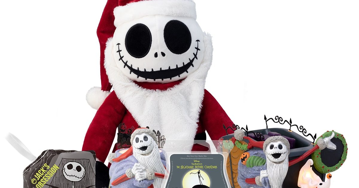 Jack Skellington Nightmare Before Christmas bundle 2024 mostly retired Scentsy