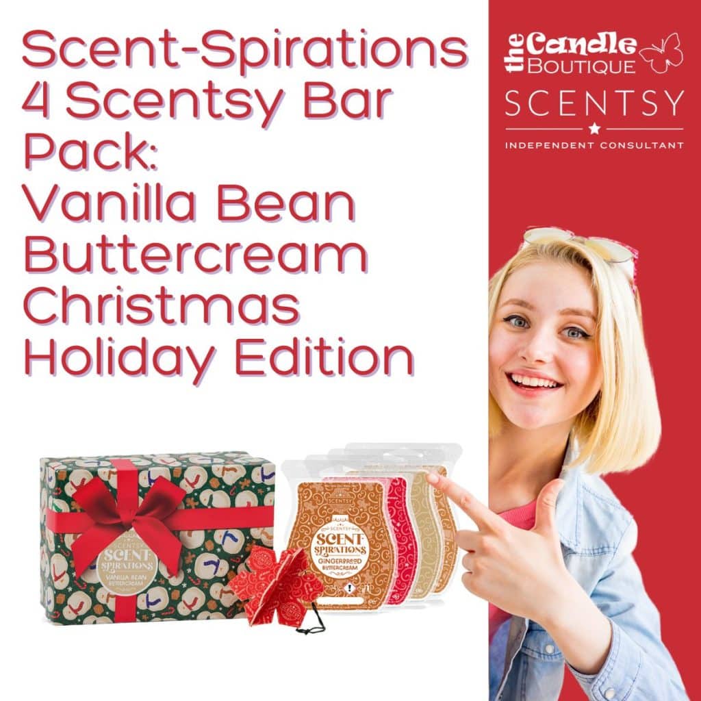 Scentsy ScentSpirations Vanilla Bean Buttercream Christmas Wax Bundle