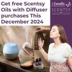 Get free Scentsy Oils with Diffuser purchases This December 2024