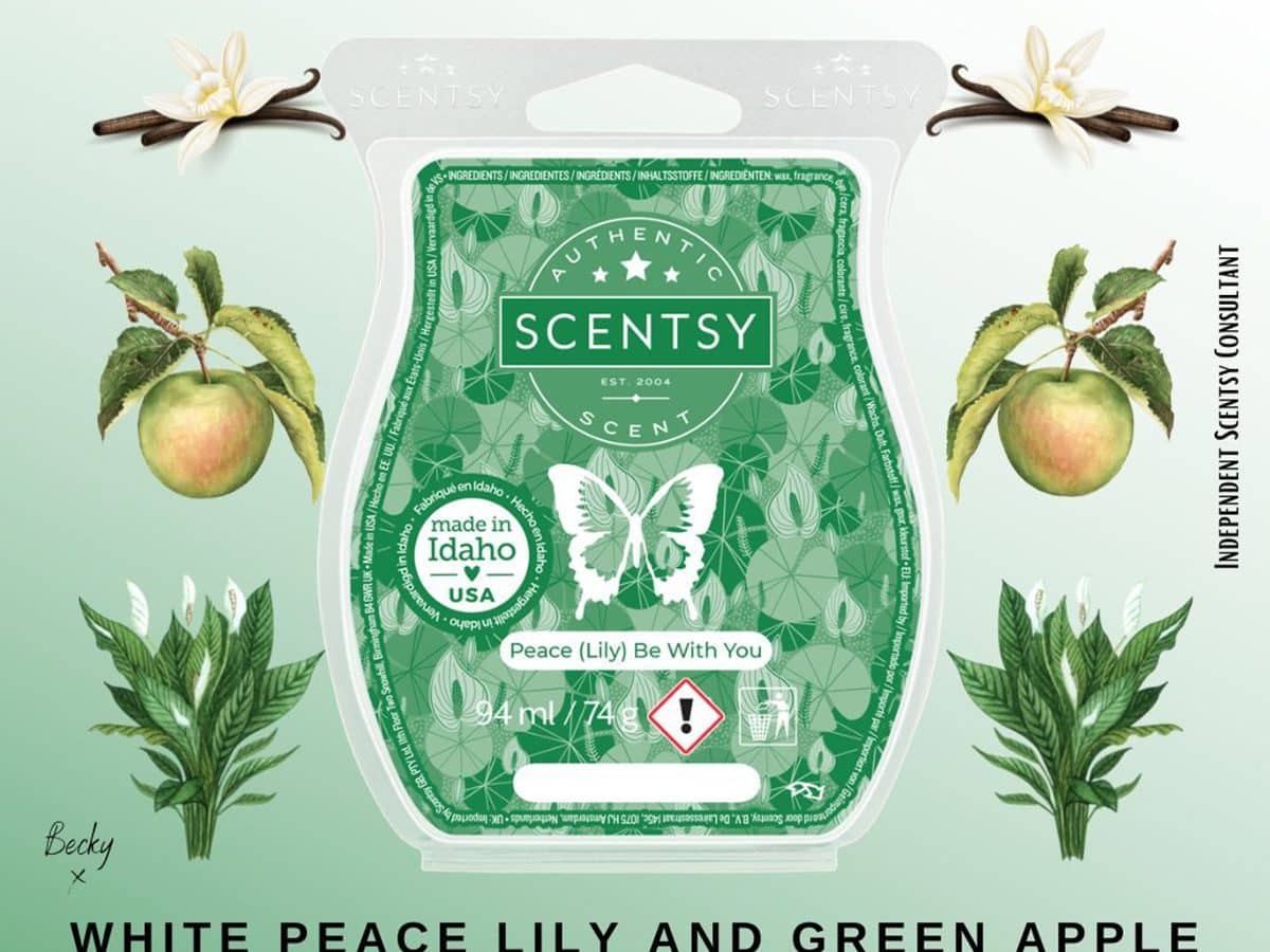 Peace (Lily) Be With You Scentsy Wax Bar