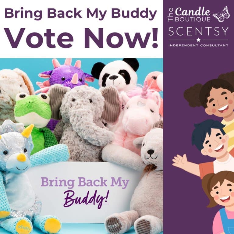 Scentsy UK 2025 Bring Back My Buddy - Vote Now!