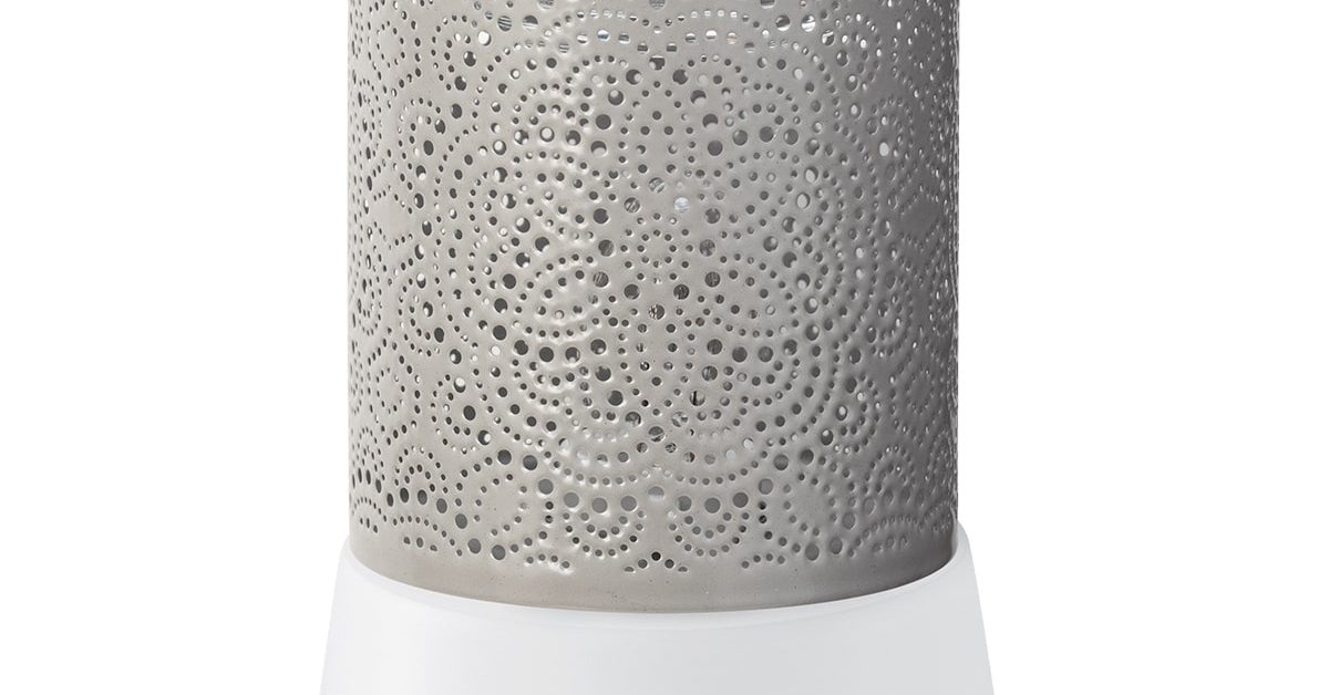 Aziza Mini Scentsy Warmer With Tabletop Base - The Candle Boutique 