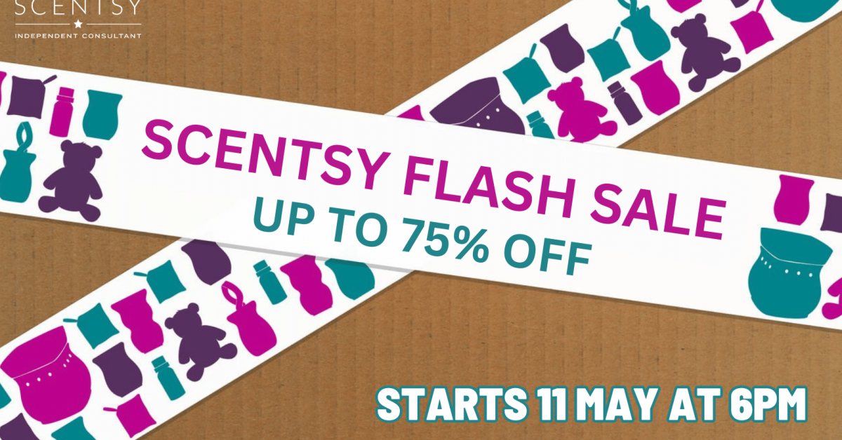 Scentsy UK Flash Sale Starts 7pm 18 October 2023