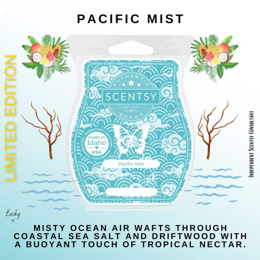 Pacific Mist Scentsy Bar - (June SOTM) - The Candle Boutique - Scentsy ...