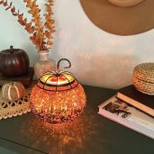 Starry Pumpkin Scentsy Warmer Real Life