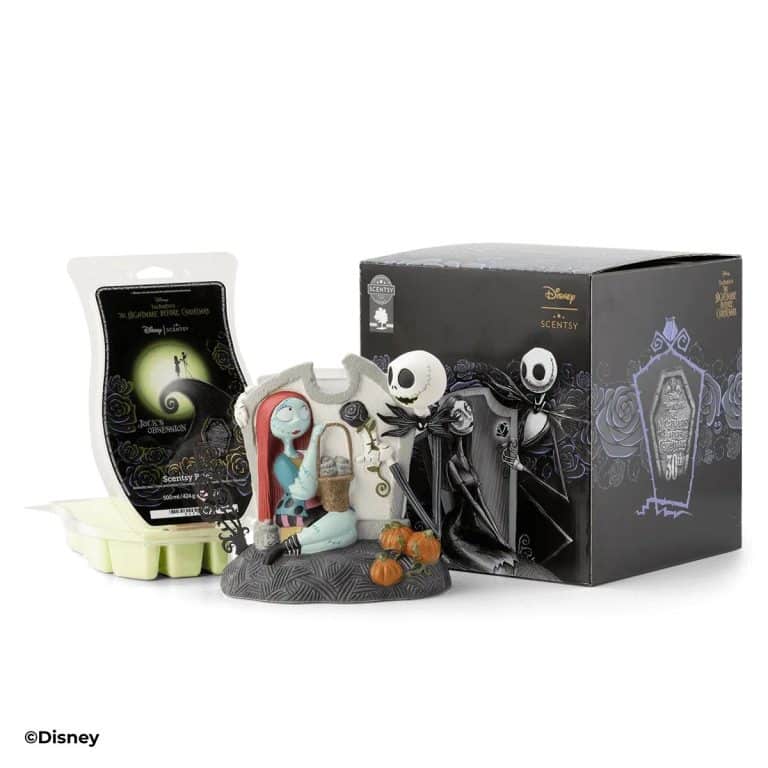 Limited Edition Nightmare Before Christmas Scentsy Warmer & Wax