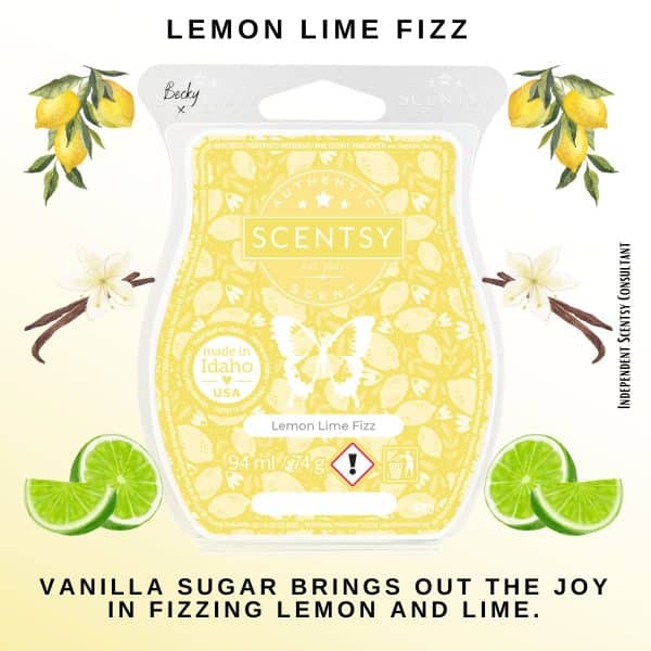 Lemon Lime Fizz Scentsy Wax Bar