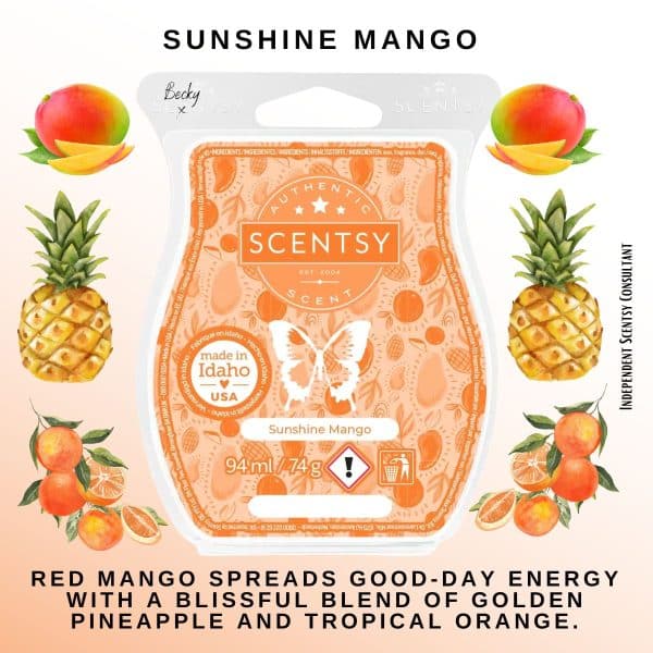 Sunshine Mango Scentsy Wax Bar