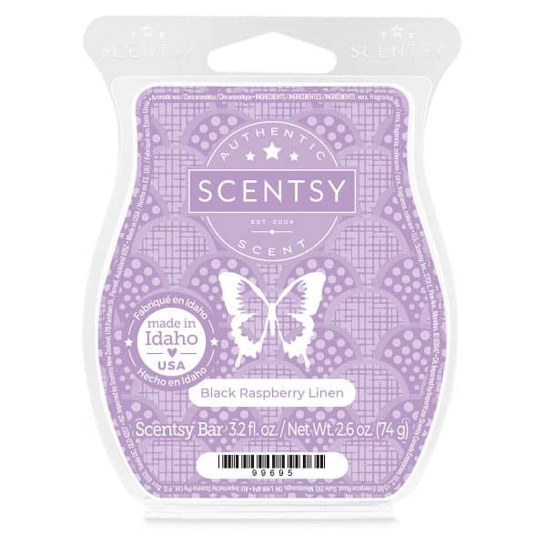 Black Raspberry Linen Scentsy Bar