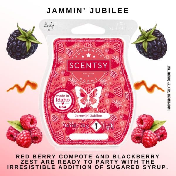 Jammin’ Jubilee Scentsy Wax Bar