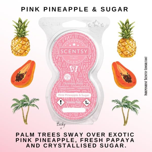 Pink Pineapple & Sugar Scentsy Fragrance Pods