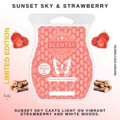 Sunset Sky & Strawberry Scentsy Bar