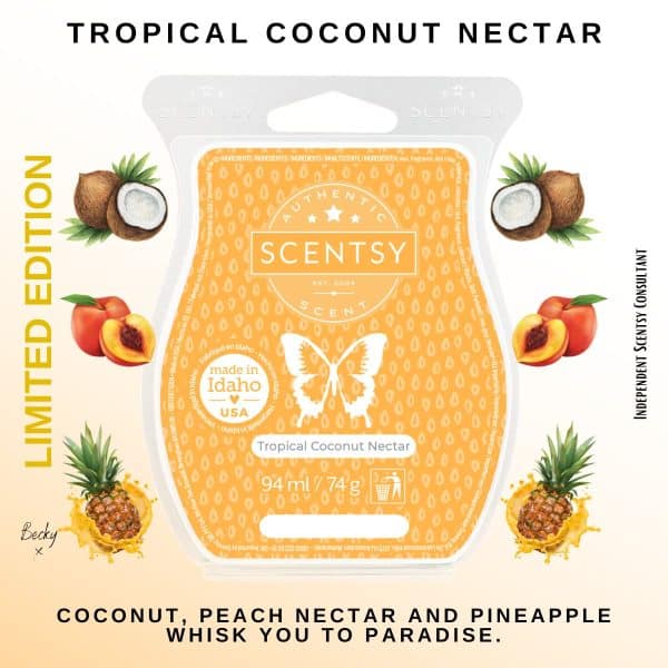 Tropical Coconut Nectar Scentsy Bar